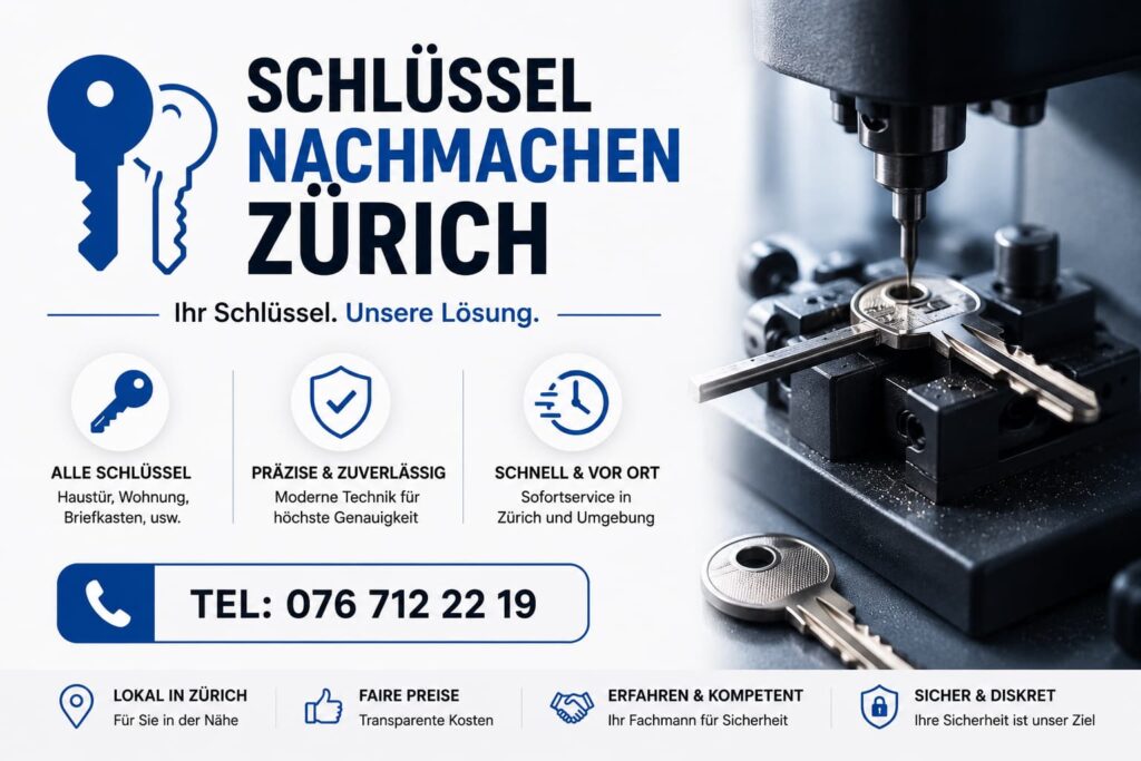 schlüssel nachmachen zürich