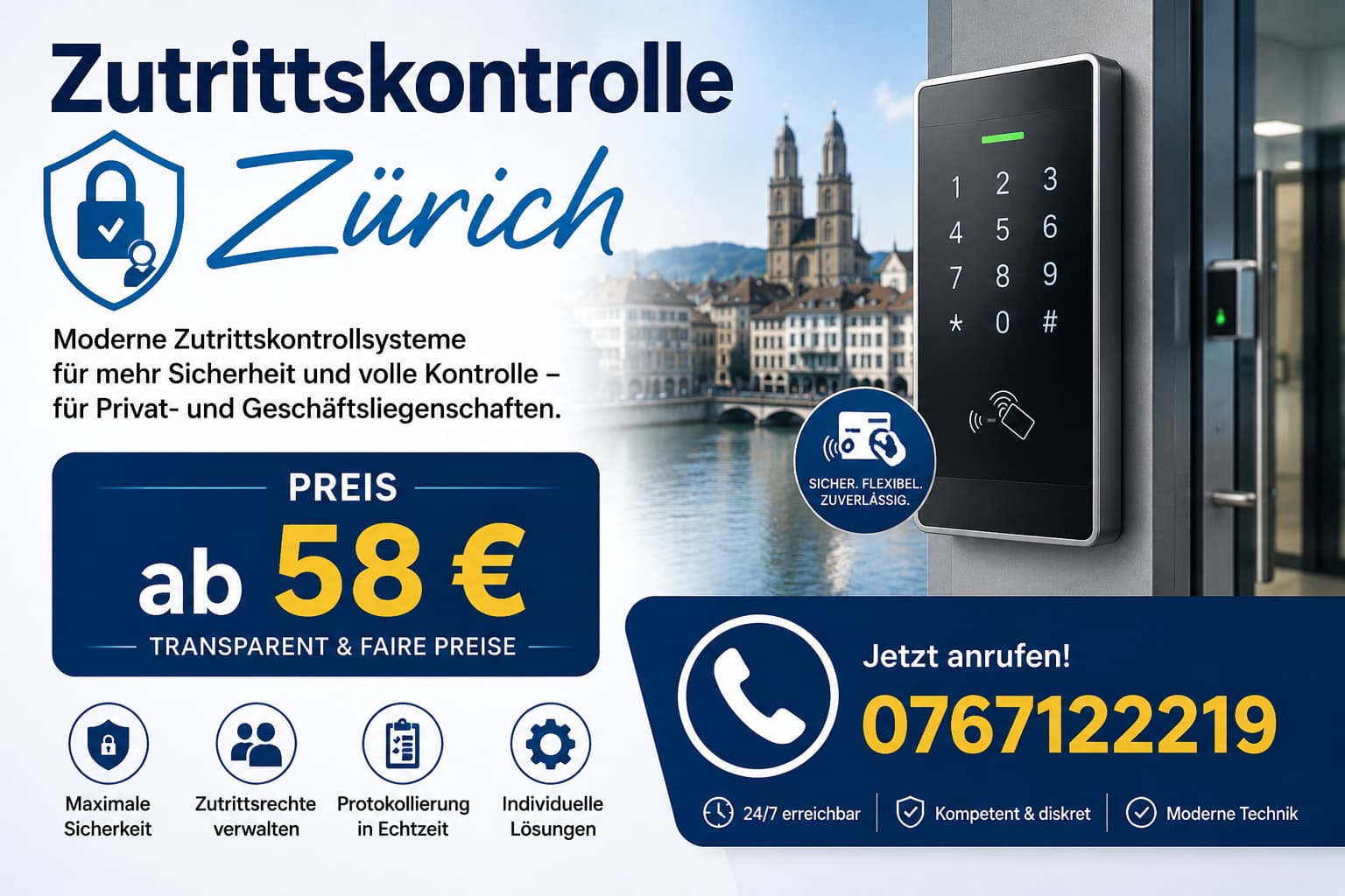 Zutrittskontrolle Zürich