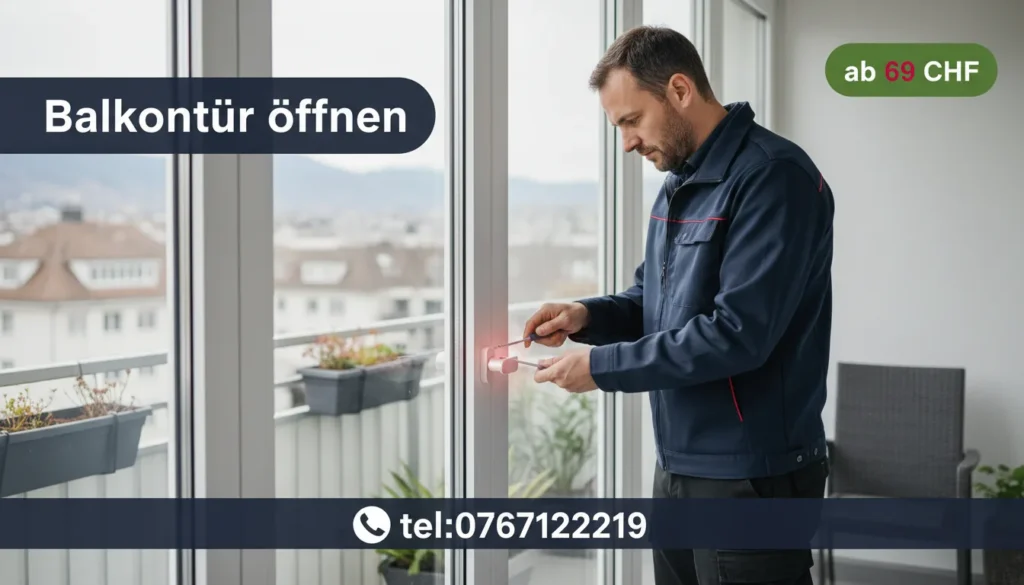 balkontür öffnen