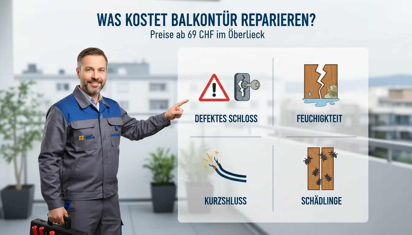 balkontür reparieren – Problem