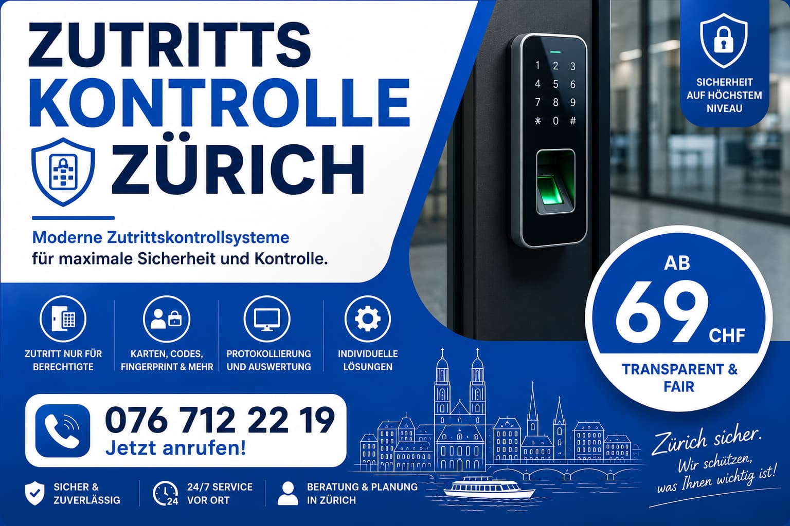 Zutrittskontrolle Zürich