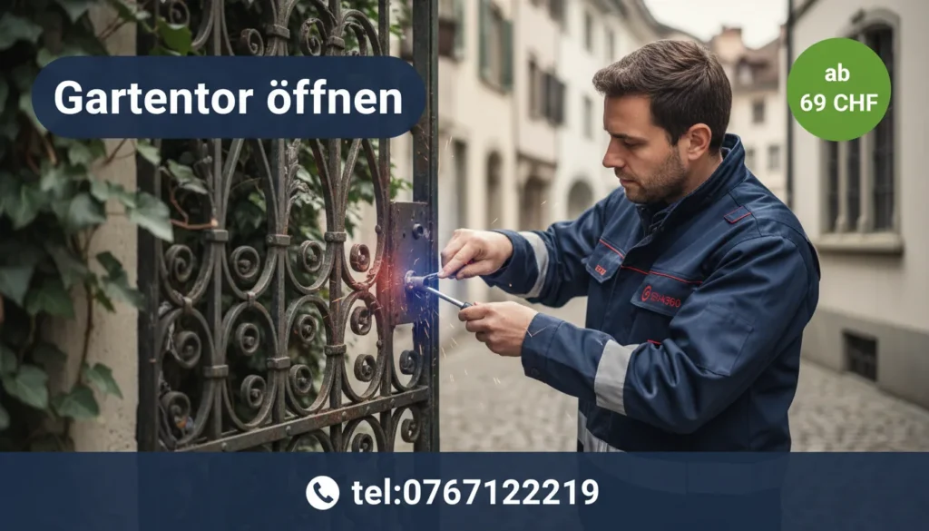 gartentor öffnen