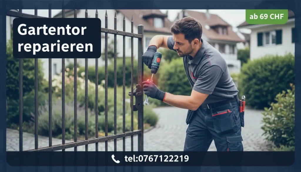 gartentor reparieren