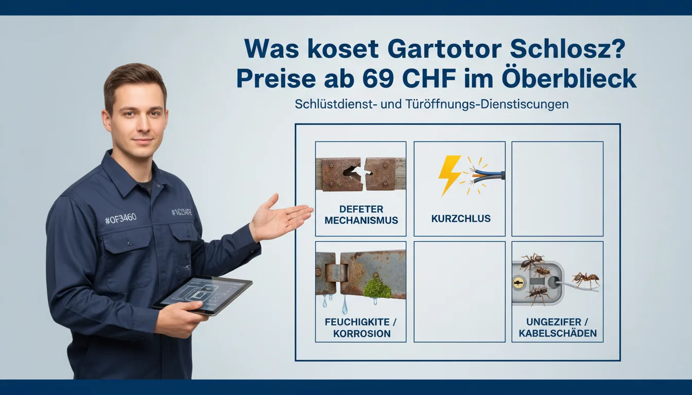 gartentor schloss – Problem