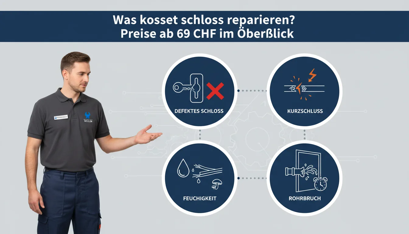 schloss reparieren – Problem