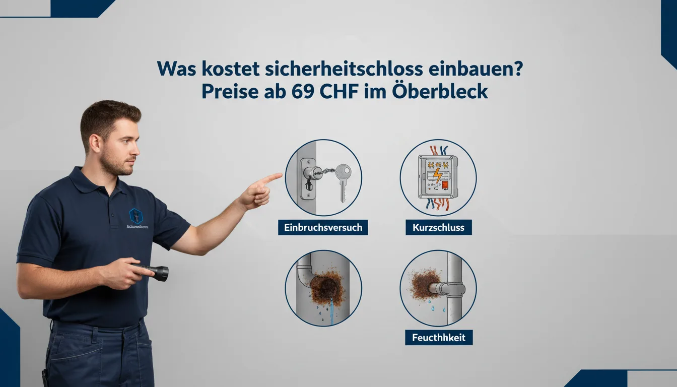 sicherheitsschloss einbauen – Problem